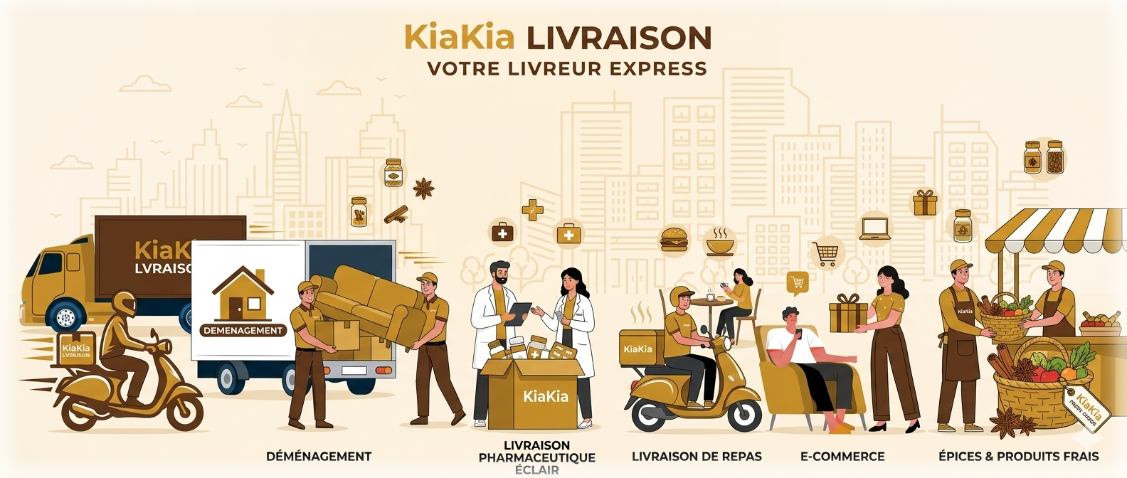 KiaKia Livraison Banner